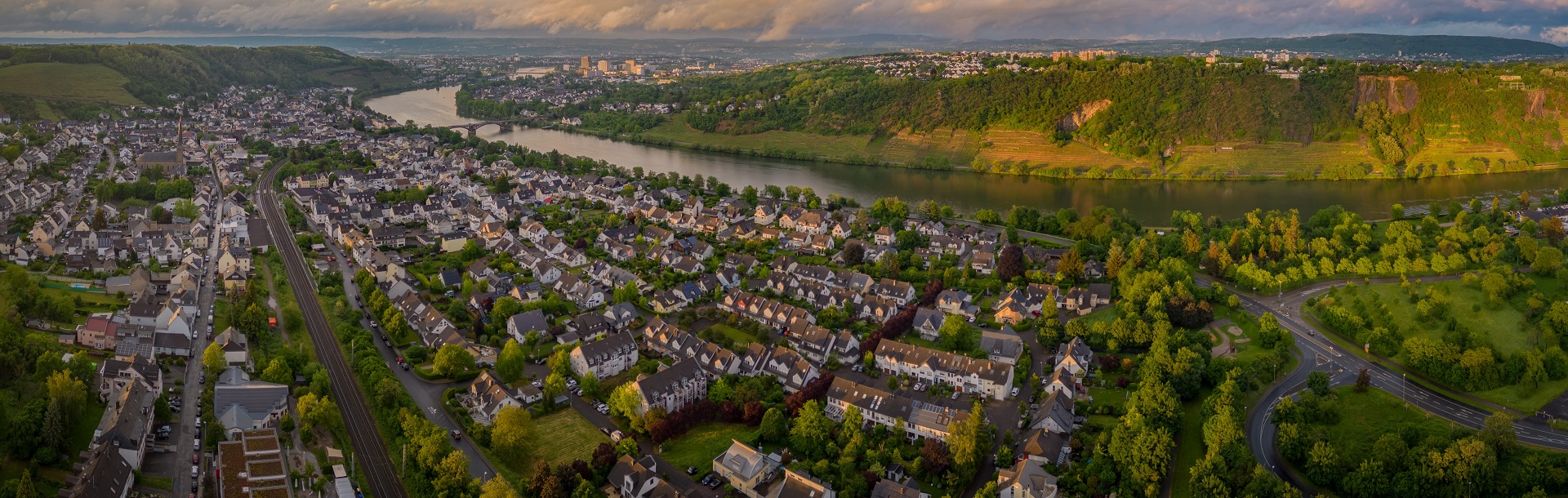 Rewe Güls - Koblenz Güls Panorama